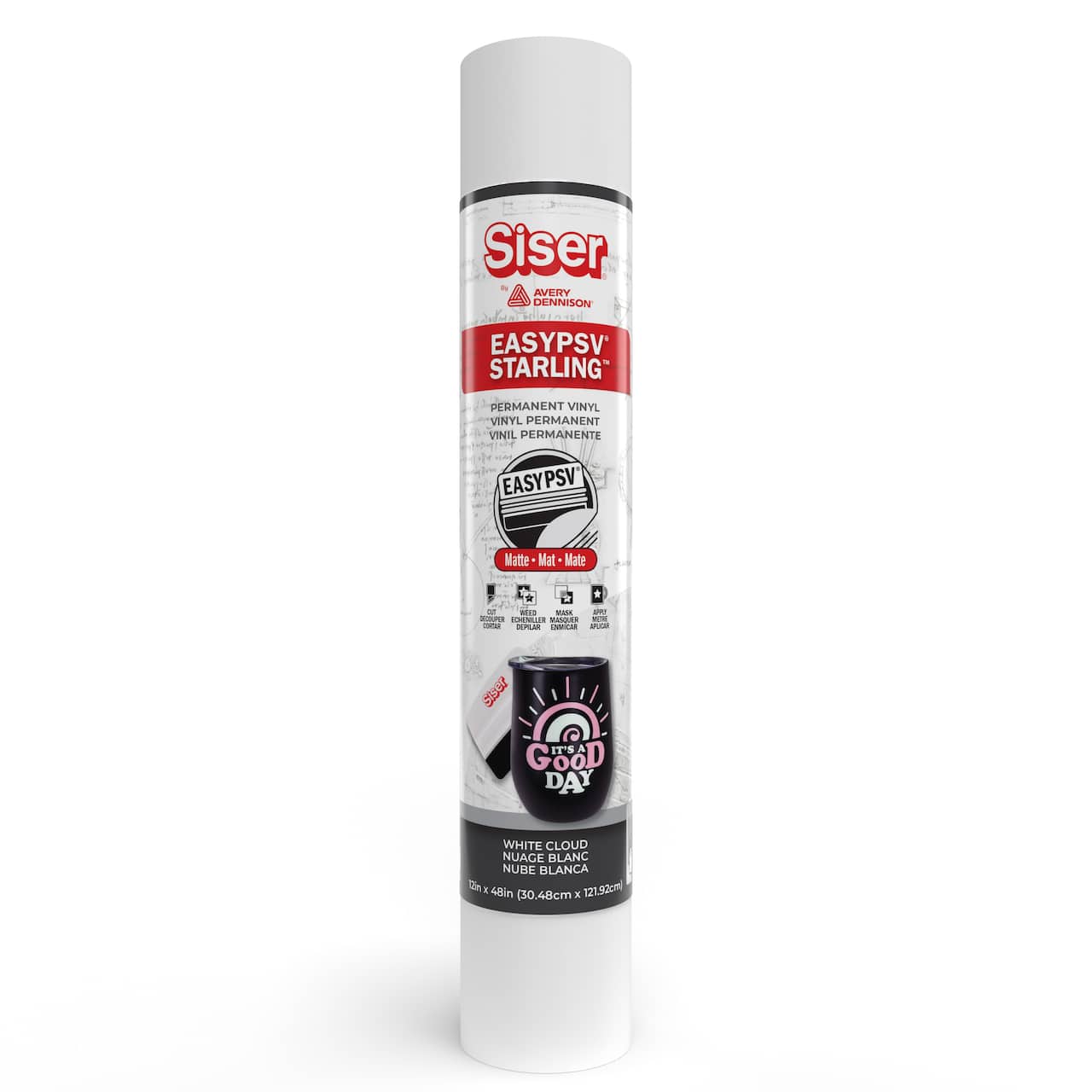 Siser® EasyPSV® Starling™ Matte Permanent Adhesive Vinyl by Avery Dennison